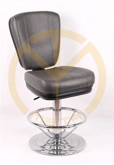 Silla de juego de cuero real