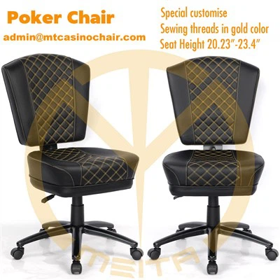 ¿Las sillas de las mesas de póker de las tiendas tienen un buen sistema de di...